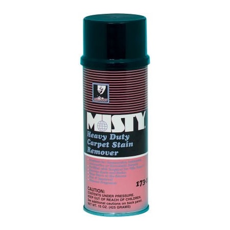 Amrep Misty® Heavy-Duty Carpet Stain Remover, 15 oz. Aerosol Can, 12 Cans - 1001611 AMR A173-20
